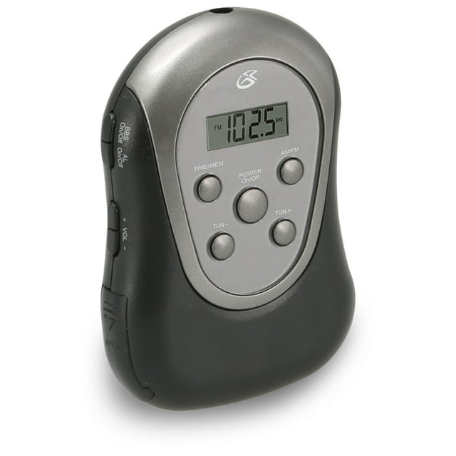 GPX Portable Armband Digital AM/FM Radio, Black/Silver, R300S