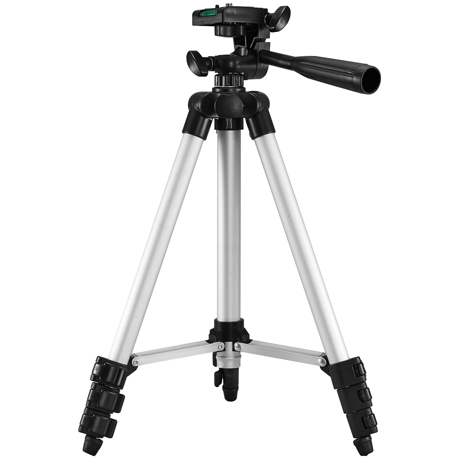 GPX Tripod with 4-Section Flip-Lock Legs and Pan and Tilt Head