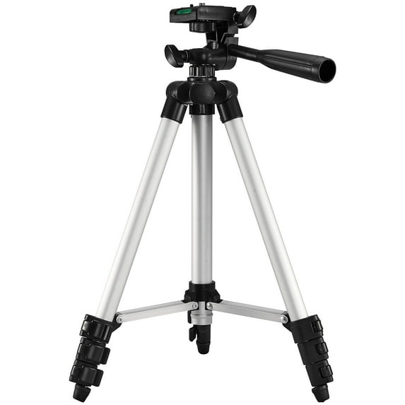 GPX Tripod with 4-Section Flip-Lock Legs and Pan and Tilt Head, TPD427S