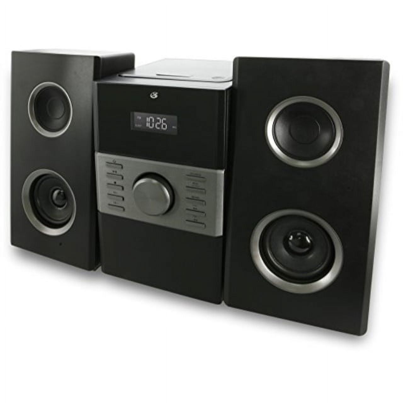 GPX hc425b Stereo Home Music System with CD Player & AM/FM Tuner, Remote Control - image 1 of 3