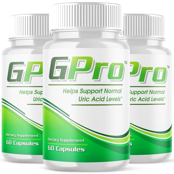 GPro Pills Advanced Formula Vitamin Supplement Uric Acid Level Support 180 Capsules