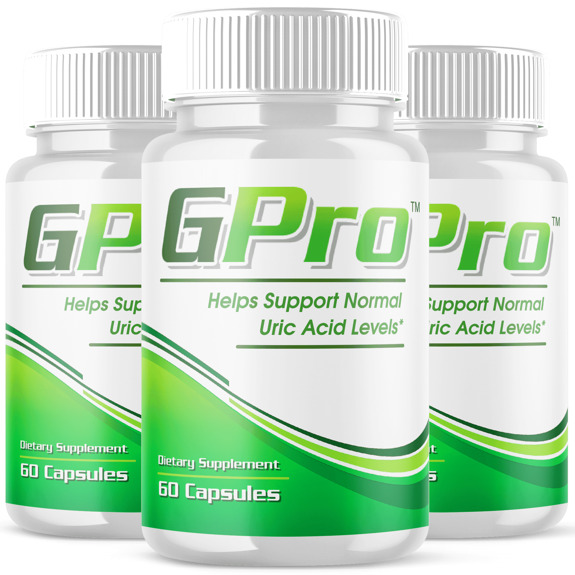 GPro Pills Advanced Formula Vitamin Supplement Uric Acid Level Support 180 Capsules