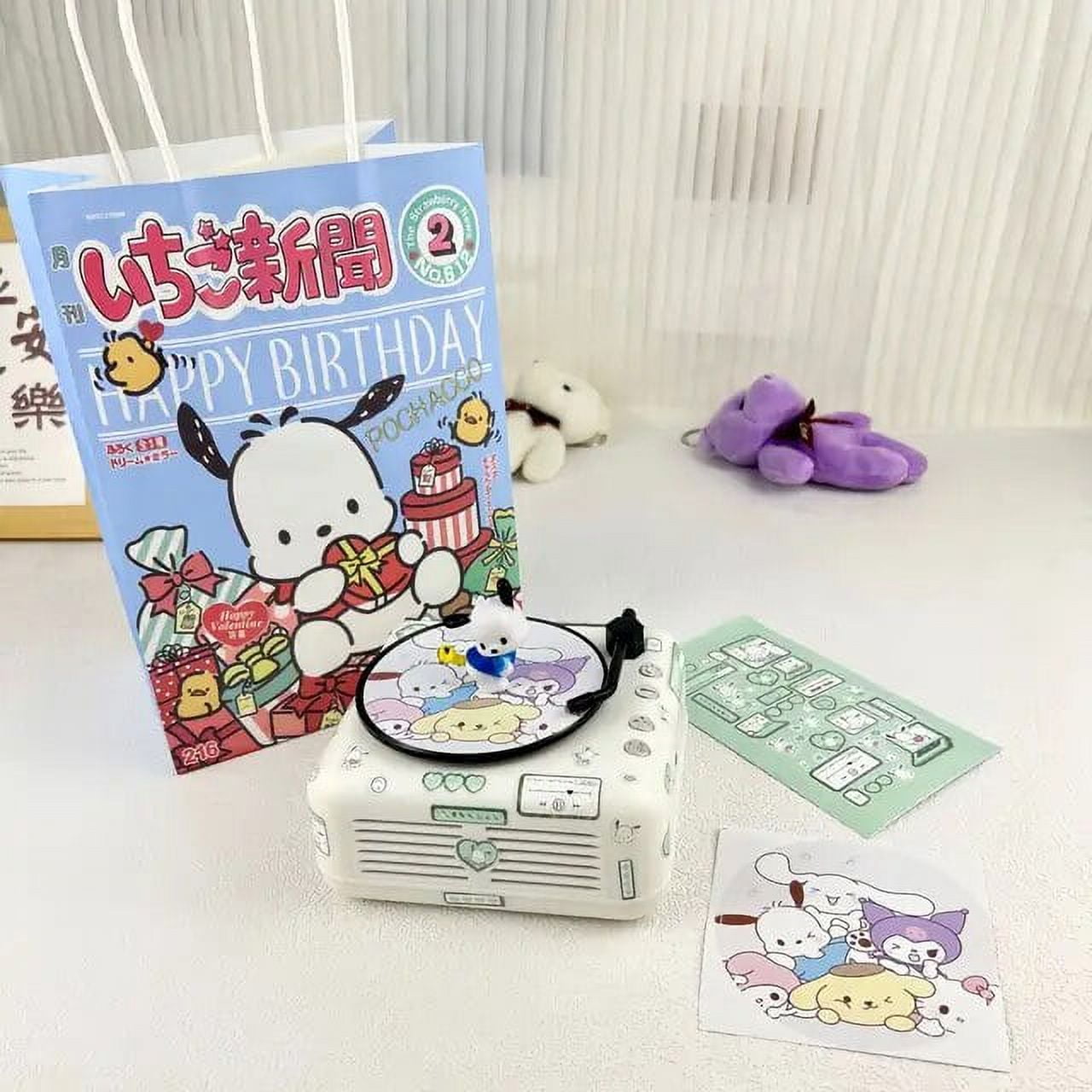 GQ Cute Sanrio Hellokitty My Melody Cinnamonroll Speaker Box