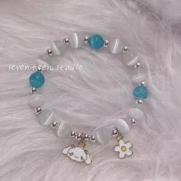 GQ New Sanrio Genuine Hello Kitty Kawaii Bracelet Anime Cute Cartoon New My Melody Minimalist Couple Magnetic Bracelet Girl Toy