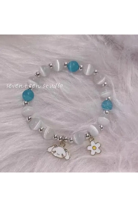 GQ New Sanrio Genuine Hello Kitty Kawaii Bracelet Anime Cute Cartoon New My Melody Minimalist Couple Magnetic Bracelet Girl Toy