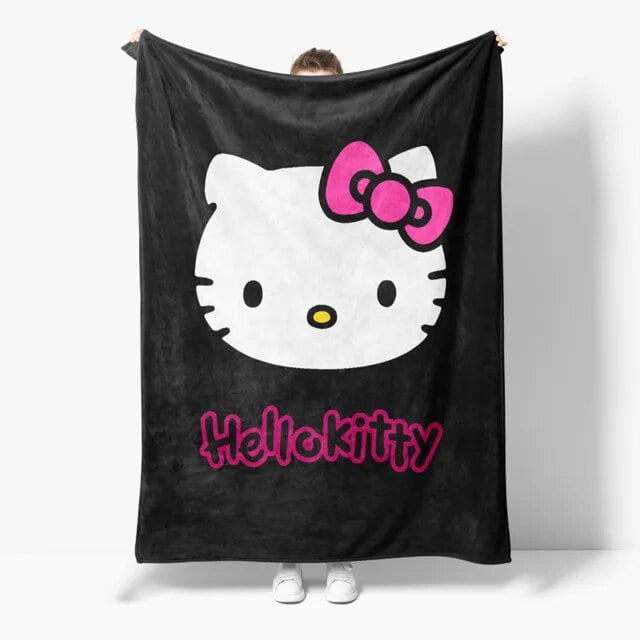 GQ Sanrio Hello Kitty Blanket Kawaii Kuromi Melody Throw Blanket Soft