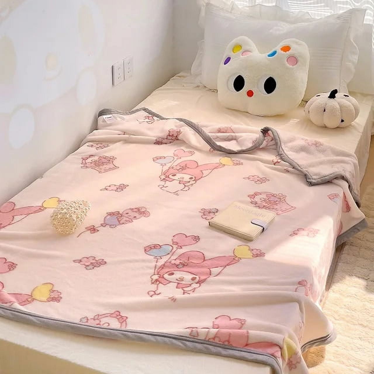 GQ Sanrio Hello Kitty Blanket Kawaii My Melody Kuromi Cinnamoroll