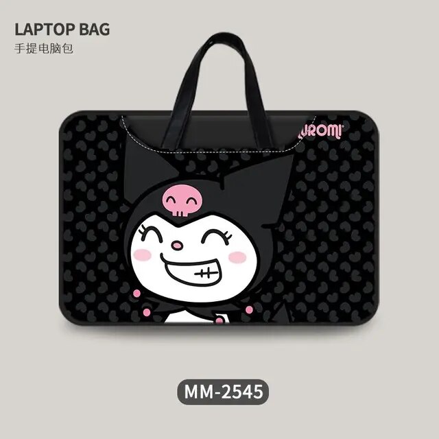 GQ Sanrio anime series Kuromi black laptop bag iPad air14/11 /14/16 ...