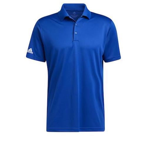Adidas Men's Performance Primegreen Solid Polo Golf Shirt, X-Large Royal Blue -