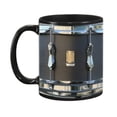 thumbnail image 1 of GQDIN 2026 Funny Black Vintage Drum Mug, Drummer Coffee Mug, Cool Gifts For A Drummer Musician - Novelty Coffee Cup For Drumming Enthusiasts, Unique Gift Idea For Musicians & Friends, 1 of 9