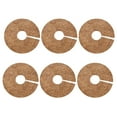 thumbnail image 1 of GQDIN 6 Pcs Coconut Fiber Mulch Ring, 7.9 Inch Coco Coir Tree Ring Mulch Mat,Natural Tree Protector Mat Plant Cover Ring Coconut Coir Discs Tree Mats Mulch Rings for Indoor Outdoor Trees Plants, 1 of 5