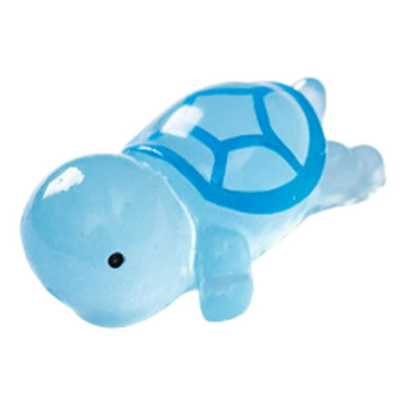 GQDIN Glow in The Dark 3D Resin Turtles Miniature Garden Figurines,Accessories for Decorating DIY Dollhouse Fish Tank Fridge Wall Art, Home Display,Miniatures Craft,Safe,Durable, Non Fading