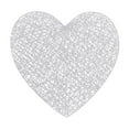 thumbnail image 1 of GQDIN Love Heart Shape Placemats for Valentines Day Table Decor, PVC Table Mat and Cup Coaster Set, 15 Inch Anniversary Wedding Dinner Party Decoration, Romantic Gift Idea, 1 of 9
