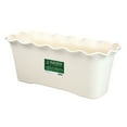 thumbnail image 1 of GQDIN Planter Decorative 12-Inch Plastic Pot Planter for Outdoor Plants,Wave Edge Rectangular Flower Planter - Ruffle Garden Tray,Herb Vegetable Growing Container with Drain Holes Indoor Outdoor, 1 of 3