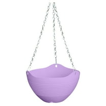 GQDIN Plastic Hanging Planters, Garden Self-Watering Flower Plant Pot Container, Mini Succulent Planter Pots with Hanging Chain for Indoor/Outdoor Garden, Balcony Herb & Succulent Display