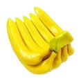 thumbnail image 1 of GQDIN Realistic Lifelike Artificial Banana Bunch Simulation Fruit Decorative Fake Food Model Display Photography Props Kitchen Wedding Home Party Decor - 3/5/9 Heads, 1 of 4