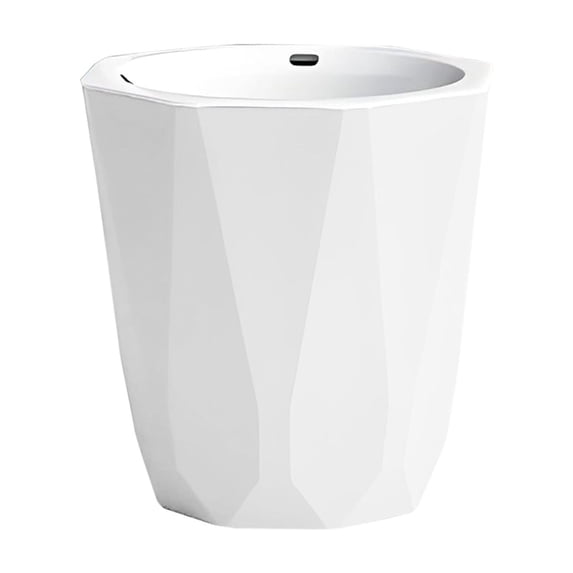 GQDIN Self Watering Planter, 4 Inch Plastic Plant Flower Pots Nested Container for Indoor Plants, Herbs, Aloe, Outdoor Gardening, Beautiful Desktop Pot for Small Spaces