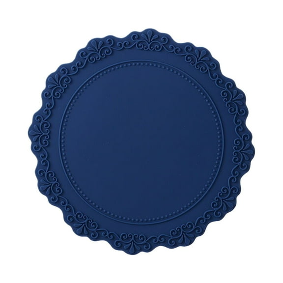 GQDIN Silicone Trivet Mat - Hot Pot Holder Hot Pads for Table & Countertop,Heat Resistant Dining Table Mats for Kitchen, Non-Slip Coffee Tea Time Mats and Trivet for Hot Plates Pots and Pans