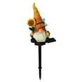 thumbnail image 1 of GQDIN Solar Gnome Garden Lights, Outdoor Gnome Statue with Flowers & Apple, Solar Powered Fairy Garden Lights Gnome Decorations for Home Outside Yard Lawn Patio Gnomes Gifts, 1 of 7