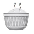 thumbnail image 1 of GQDIN Wall Hanging Planters Pots for Indoor Plants,Wall Plants Planter Holder with Drainage Hole,Balcony Planters Railing Hanging Pot,Plastic Plant Wall Mount Decor with 2 Hook/Screws,7.87 inch, 1 of 8