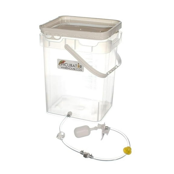 GQF Incubator Humidity System - Automatic Water Reserve & Humidity Control - 5 Gallon - Clear Design - Fits All GQF Cabinet Incubators