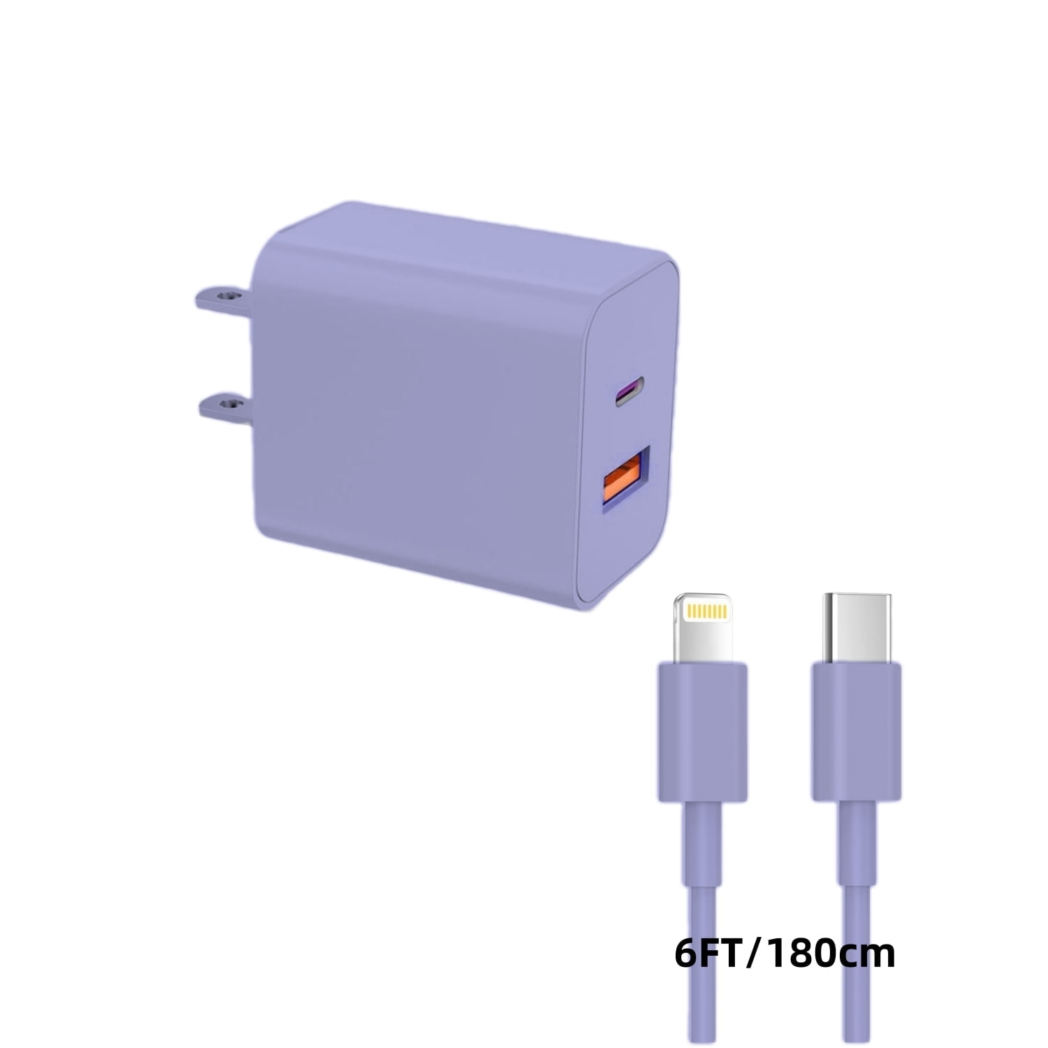 GQOHRT 20W Dual Port QC+ USB C Charger Block Compatible with iPhone 14 ...