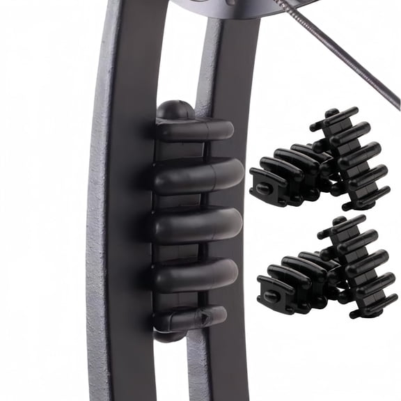 GQT 4 Pack Compound Bow Stabilizer Compound Bow AccessoriesFits 20-25mm Limb Gap,Soft Rubber Bow Vibration Absorbers for Compound Bow,Archery Limb Silencers for Noise Reduction