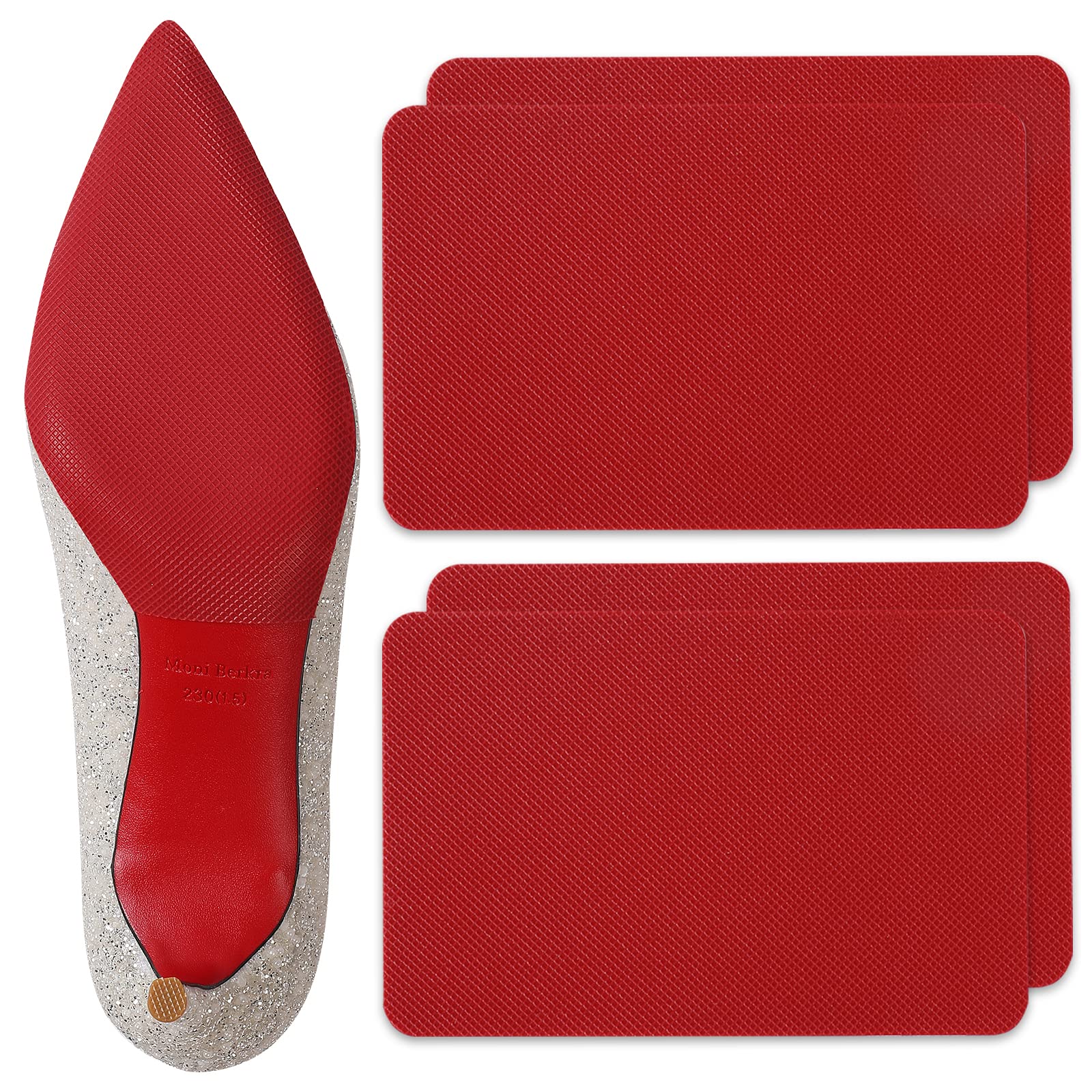 GQTJP Red Bottoms Shoe Protector, SelfAdhesive Shoe Bottom Protector