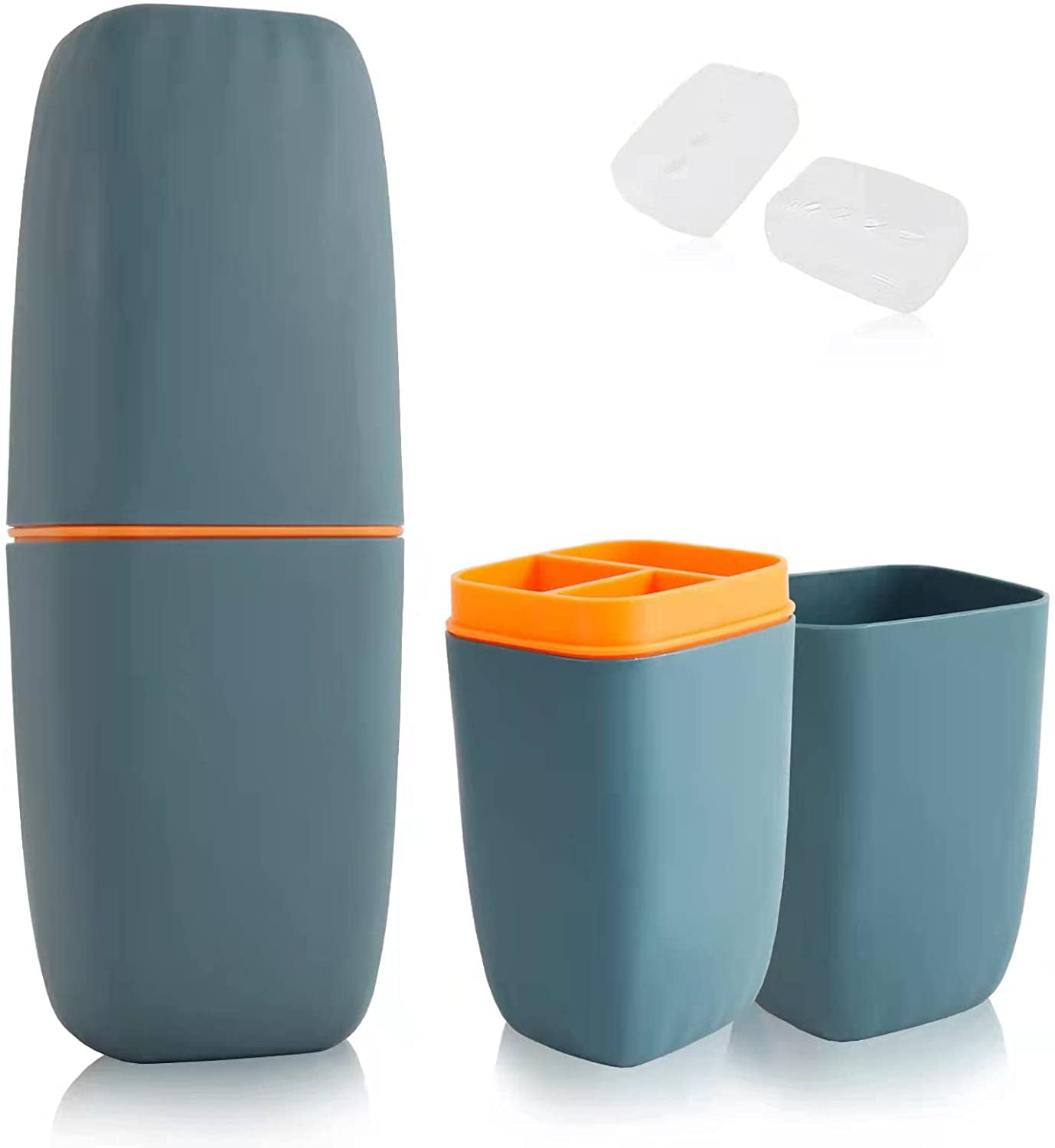 GQZ Travel Toothbrush Container Case, Portable Toothbrush Holder, HighCapacity Multifunction