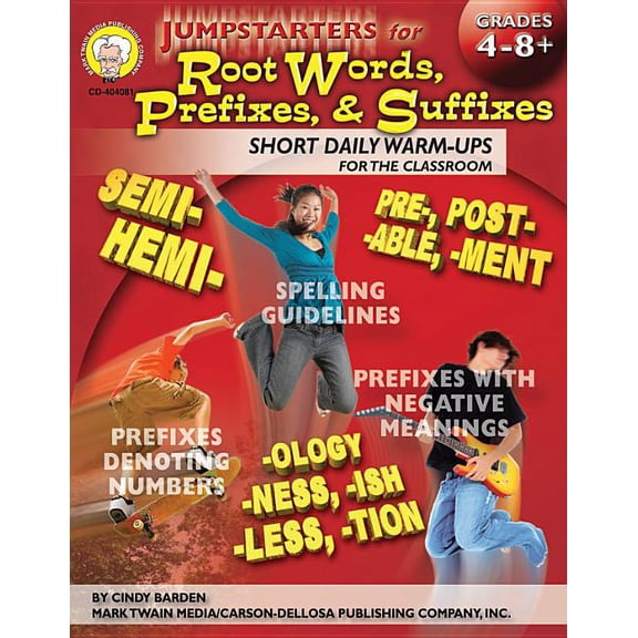 Pre-Owned Jumpstarters for Root Words, Prefixes, and Suffixes, Grades 4 - 8