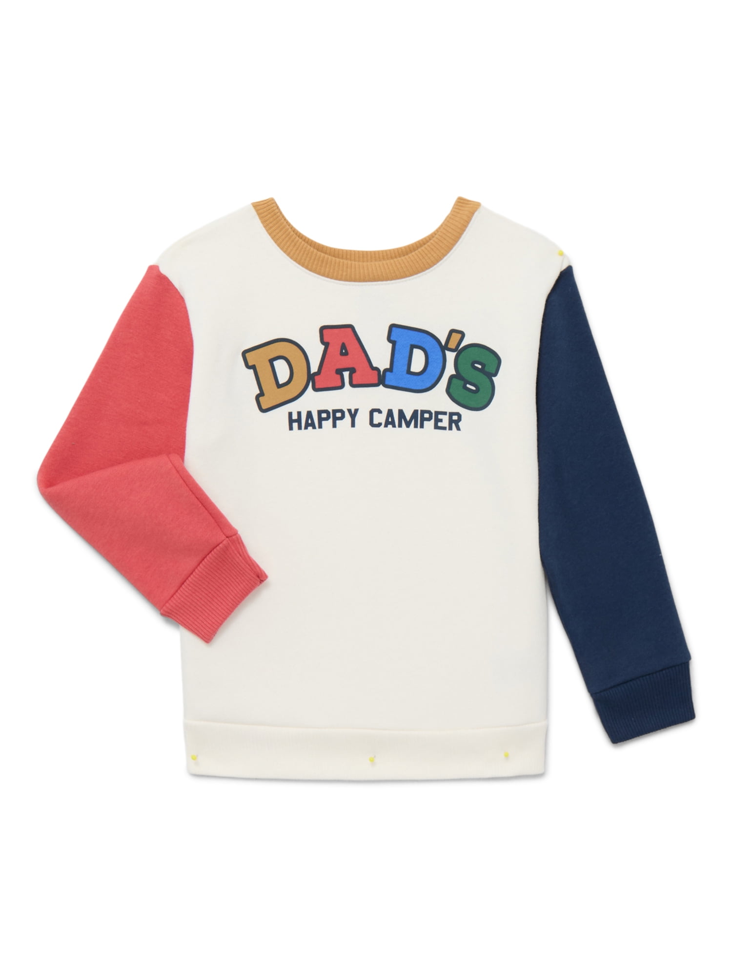 Garanimals Garanimals Toddler Boy Color Block Graphic Fleece Sweatshirt, Sizes 2T-5T