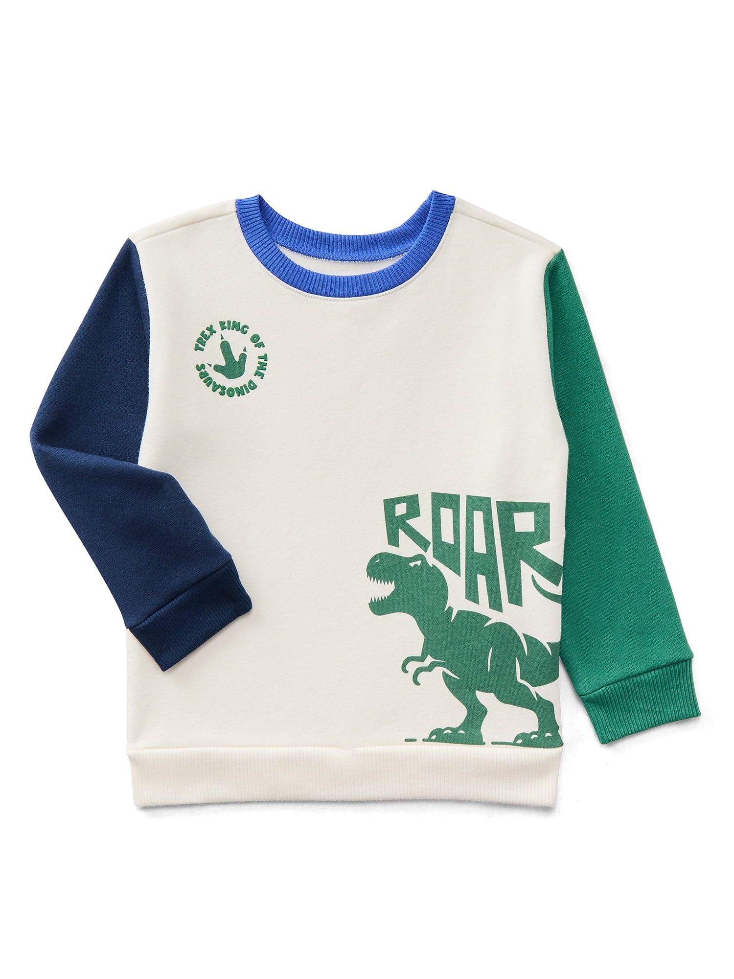 Garanimals Garanimals Toddler Boy Color Block Graphic Fleece Sweatshirt, Sizes 2T-5T