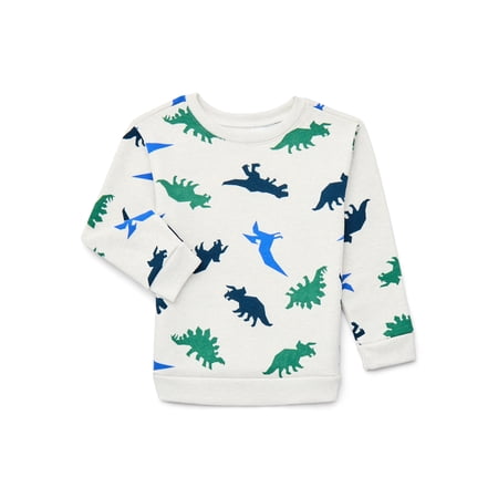 Garanimals Toddler Boy Printed Fleece Sweatshirt, Sizes 2T-5T