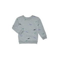 thumbnail image 1 of Garanimals Toddler Boy Printed Fleece Sweatshirt, Sizes 2T-5T, 1 of 3
