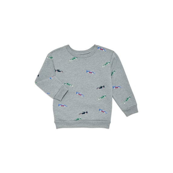 Garanimals Toddler Boy Printed Fleece Sweatshirt, Sizes 2T-5T