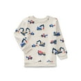 thumbnail image 1 of Garanimals Toddler Boy Printed Fleece Sweatshirt, Sizes 2T-5T, 1 of 3