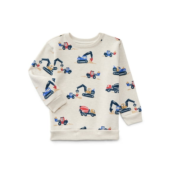 Garanimals Toddler Boy Printed Fleece Sweatshirt, Sizes 2T-5T