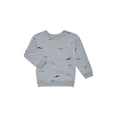 thumbnail image 1 of Garanimals Toddler Boy Printed Fleece Sweatshirt, Sizes 2T-5T, 1 of 3