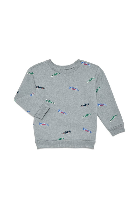 Toddler Boy Printed Fleece Sweatshirt, Sizes 2T-5T