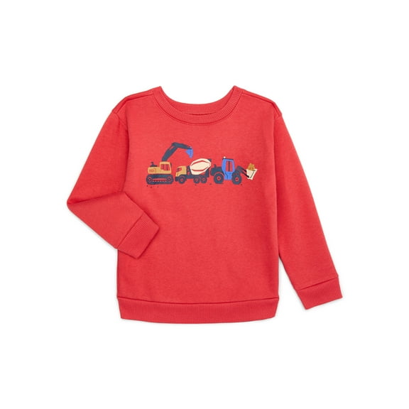 Garanimals Toddler Boy Graphic Fleece Sweatshirt, Sizes 2T-5T