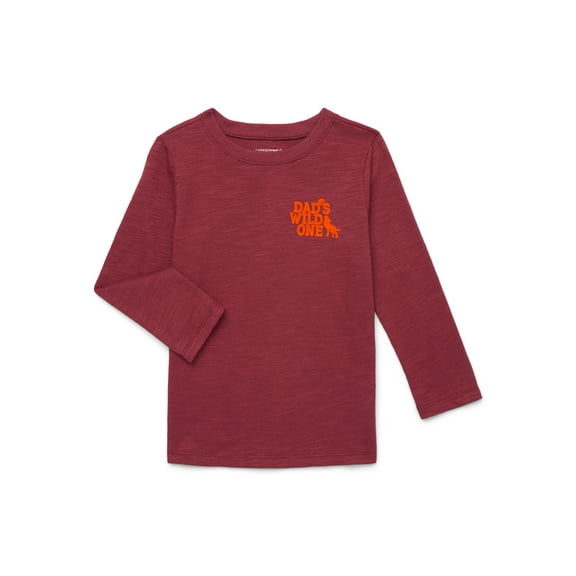 Garanimals Toddler Boys Graphic Tee with Long Sleeves, Sizes 18M-5T