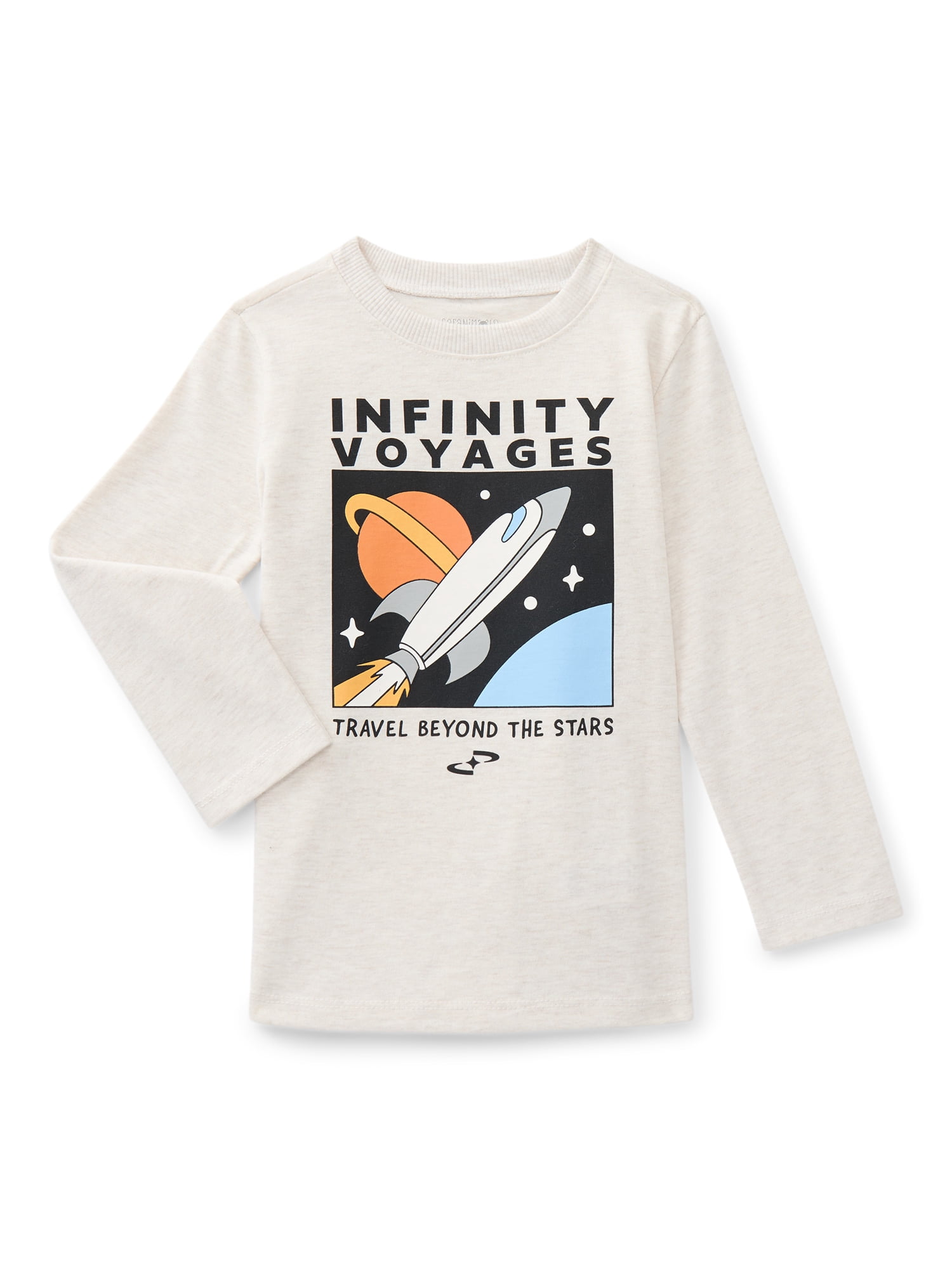Garanimals Toddler Boys Graphic Tee with Long Sleeves, Sizes 18M-5T
