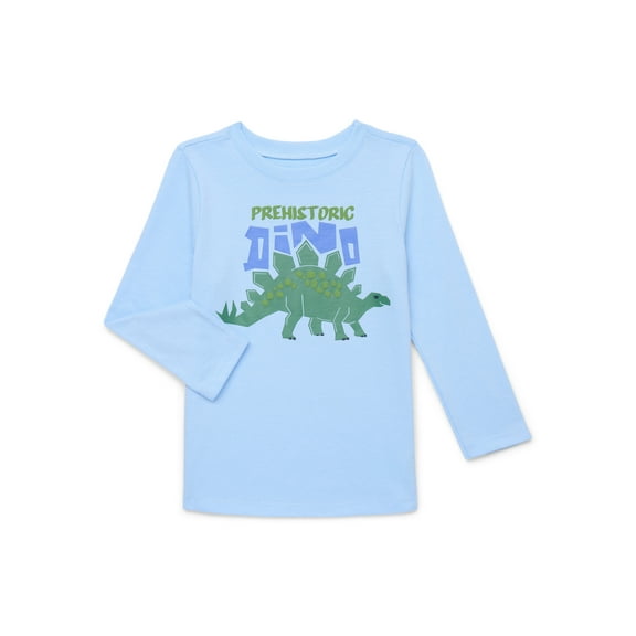 Garanimals Toddler Boys Graphic Tee with Long Sleeves, Sizes 18M-5T