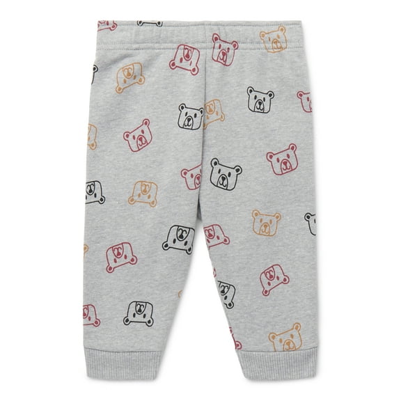 Garanimals Baby Boys' Fleece Jogger Pants, Sizes 6M-24M