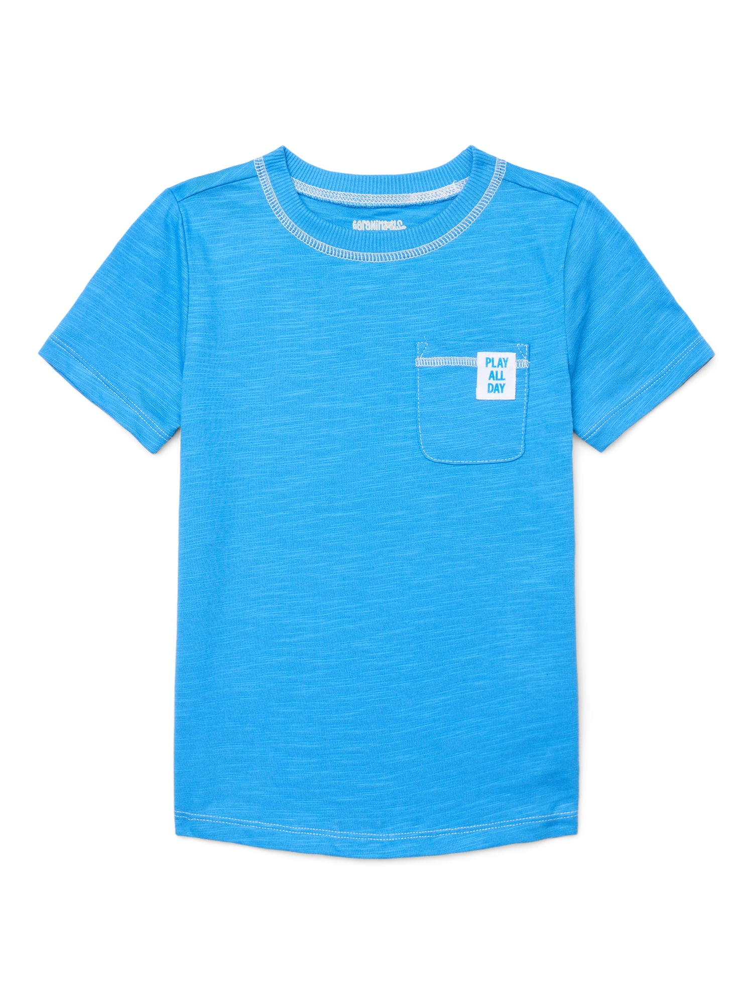 Toddler Boys Slub Jersey Pocket Tee with Short Sleeves, Sizes 18M-5T