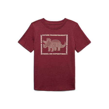 Garanimals Toddler Boy Short Sleeve Brushed Jersey Graphic T-Shirt, Sizes 18M-5T