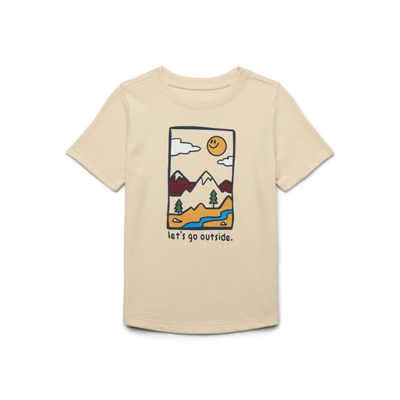 Garanimals Toddler Boy Short Sleeve Brushed Jersey Graphic T-Shirt, Sizes 18M-5T