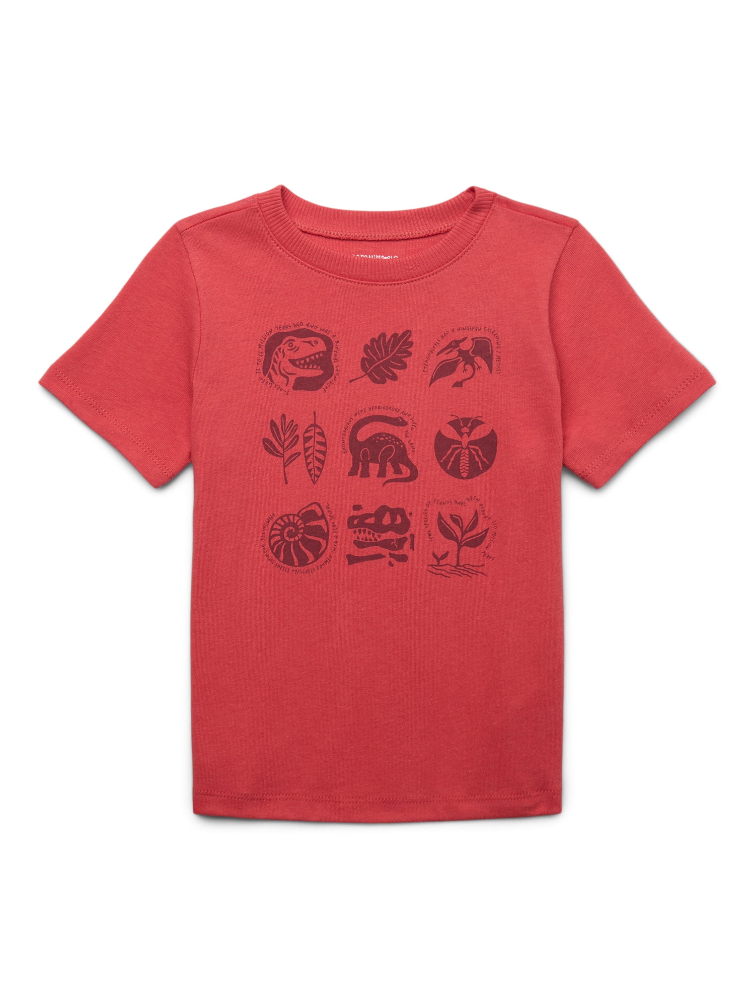 Garanimals Garanimals Toddler Boys Brushed Jersey Graphic Tee with Short Sleeves, Sizes 18M-5T