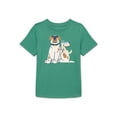 thumbnail image 1 of Garanimals Toddler Boys Brushed Jersey Graphic Tee with Short Sleeves, Sizes 18M-5T, 1 of 4