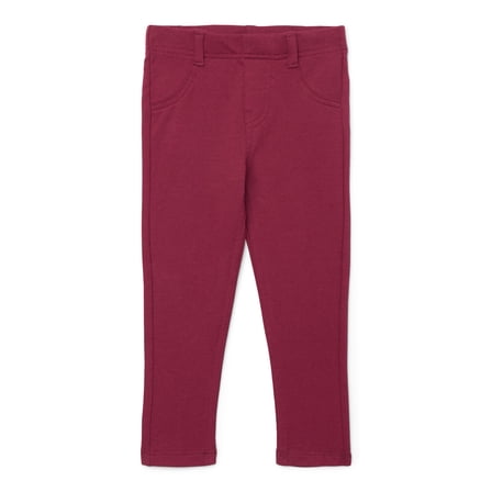 Garanimals Toddler Girl Solid French Terry Jeggings, Sizes 18M-5T
